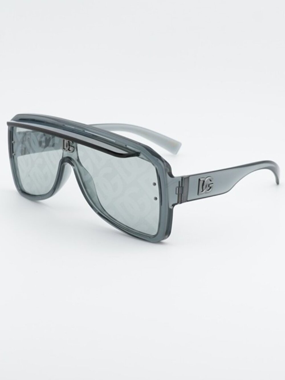 Dolce & Gabbana DG6205 3160AL Sunglasses Transparent Grey Square Frame